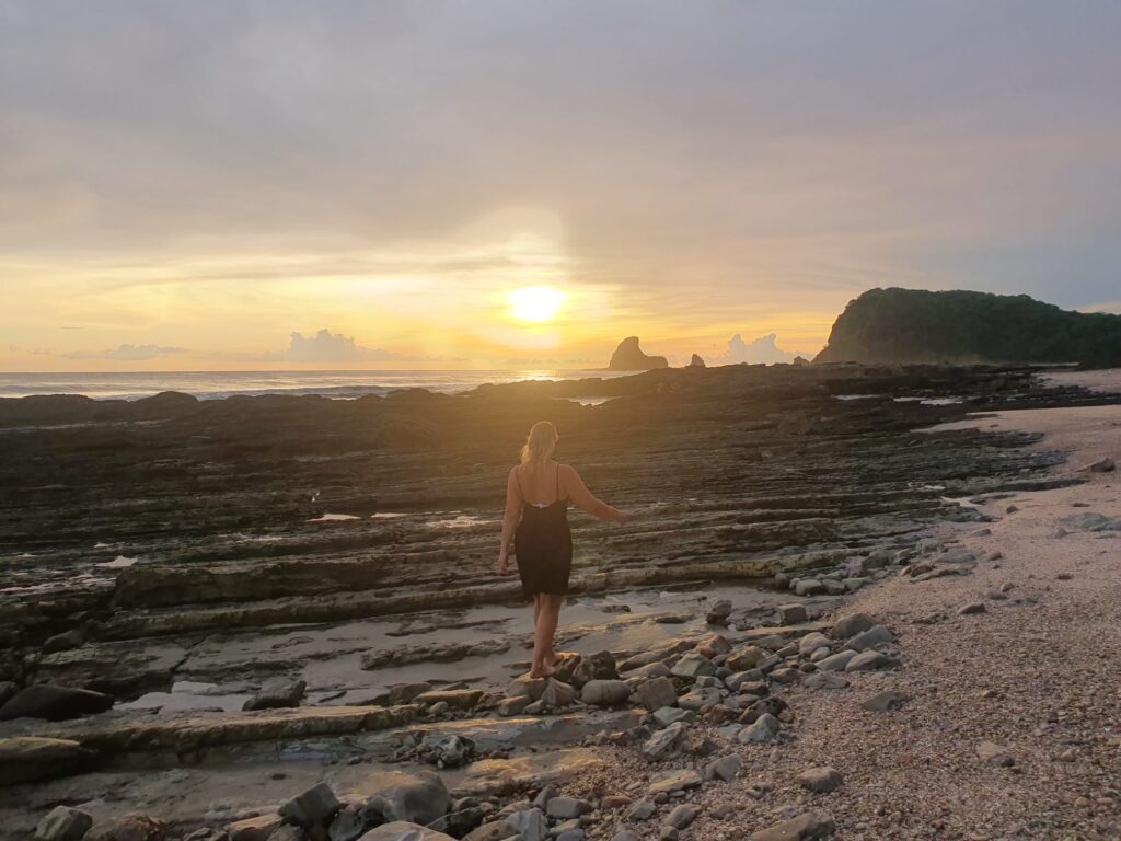 Sunset at Playa Maderas