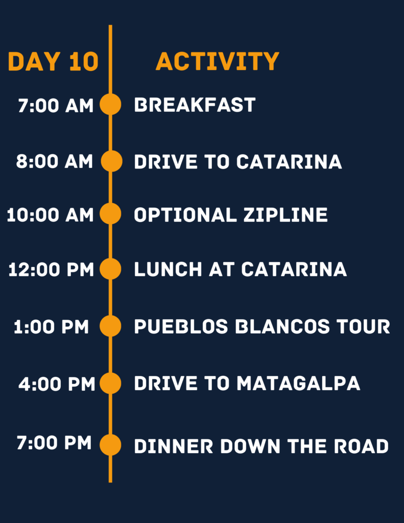 Day 10 itinerary 18 days 4-Elements Tour Nicaragua