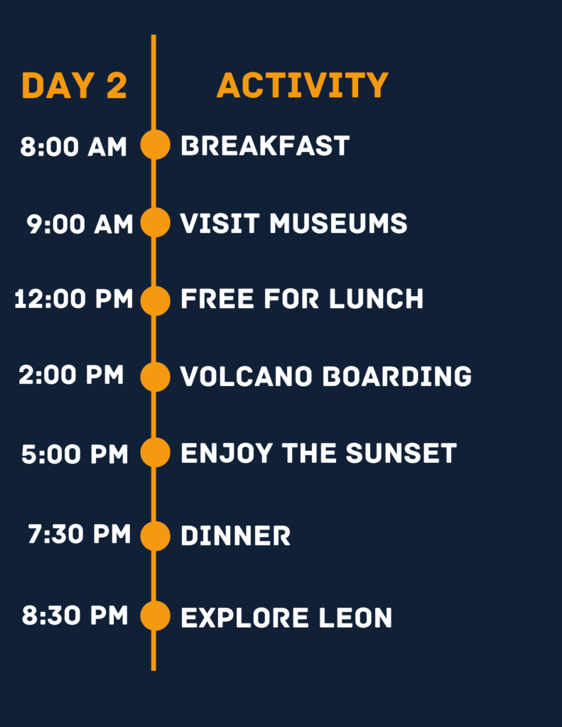 Day 2 itinerary 9 days classic nica tour