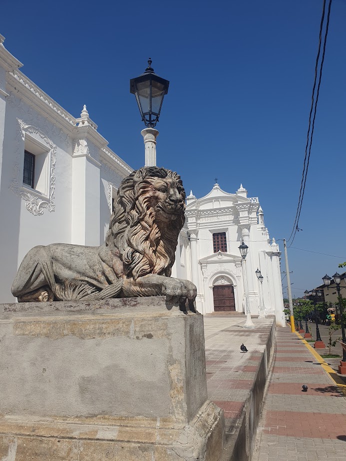 Basilica Cathedral Leon in Nicaragua