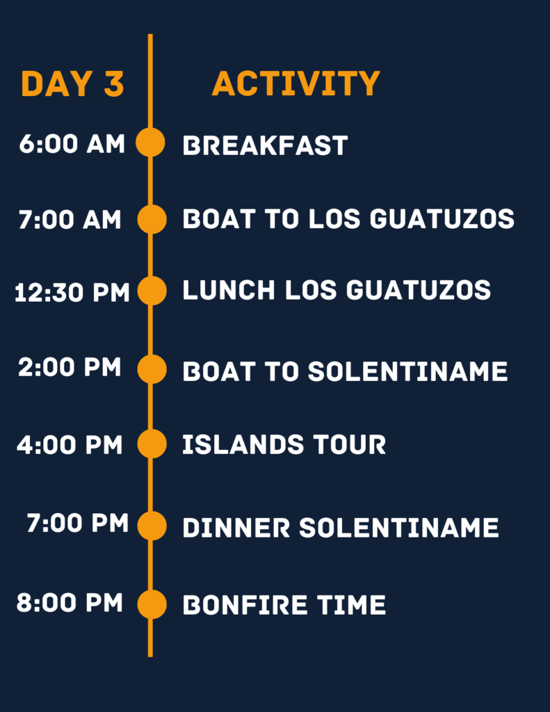 Day 3 itinerary 18 days 4-Elements Tour Nicaragua
