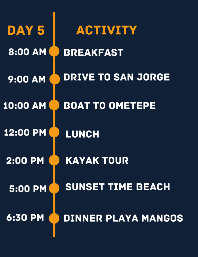 Day 5 itinerary 9 days classic nica tour