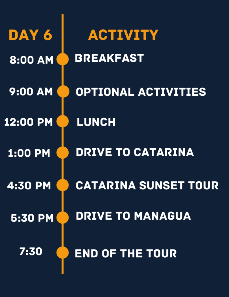 Day 6 Itinerary Southern Nicaragua Jungle Tour