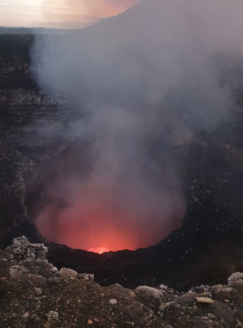Masaya Volcano in Granada with Mono Loco Adventures