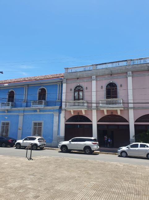 Colorful buildings in Granada with Mono Loco Adventures