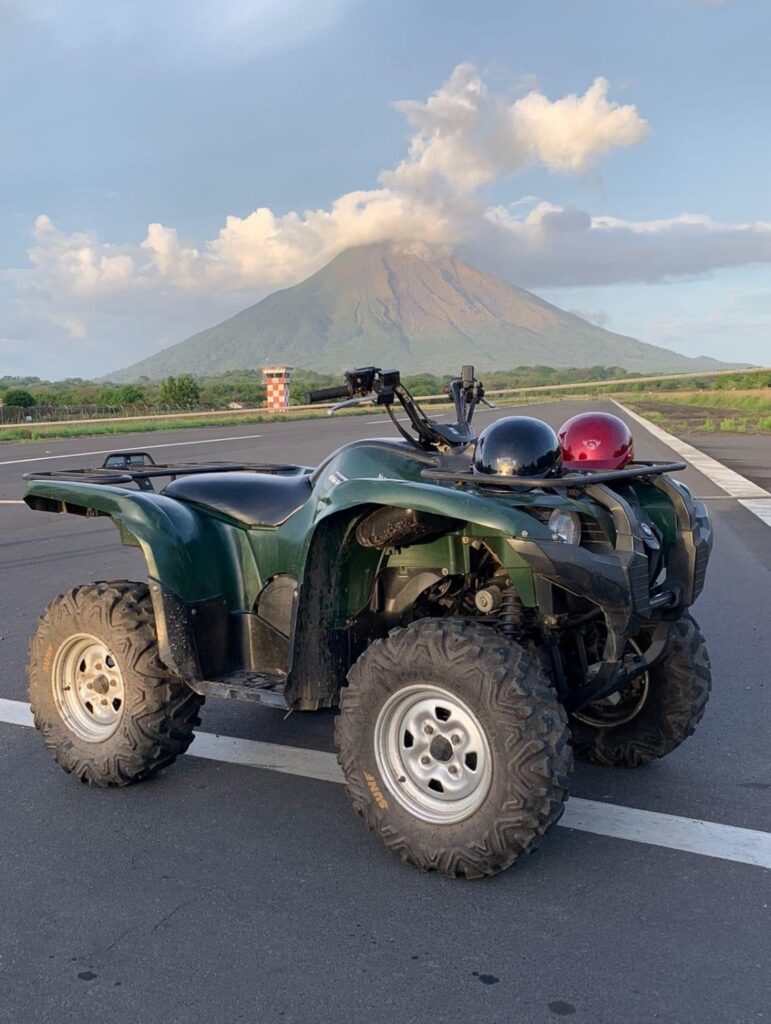 Renting a quad on Ometepe