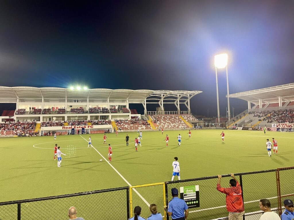 Soccer Game in the stadium of Esteli
